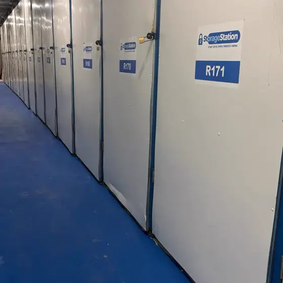 יחידות אחסון ממוספרות בסניף ראשון לציון